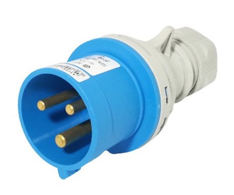 Vidlice průmyslová spojovací 230V 16A SEZ IVN 1632