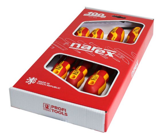 Sada šroubováků VDE 7ks S-line Slim 8551 02 v kartonu Narex