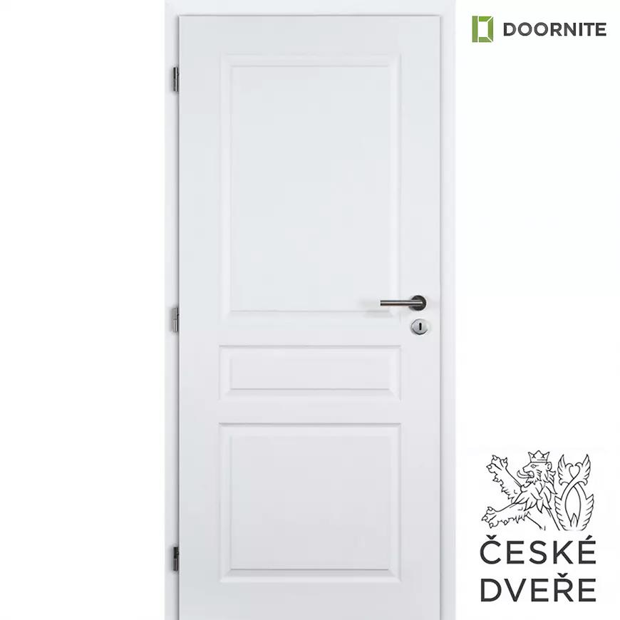 Interiérové dveře Troja plné 60L bílé DOORNITE