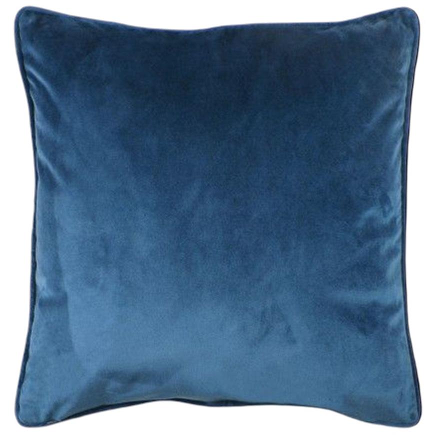 Povlak na polštář Velvet 45X45 tmavě modrý Baumax