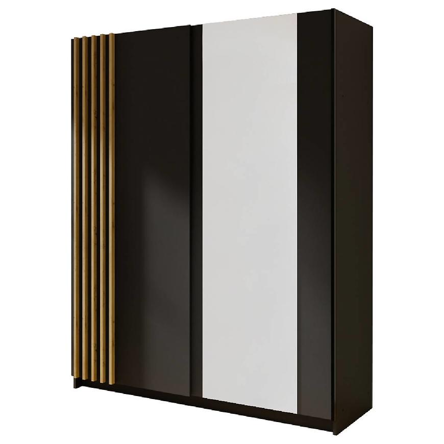 Skříň Daster III 10 černá/dub Baumax