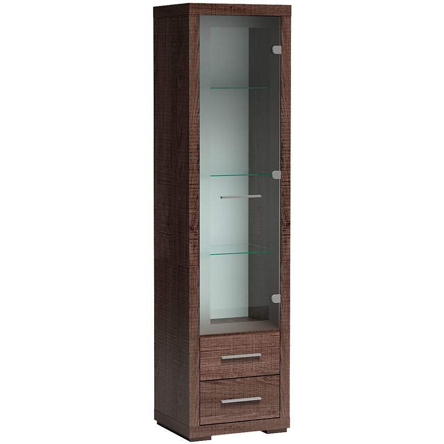 Vitrína Vegas v12 santana tmavá Baumax