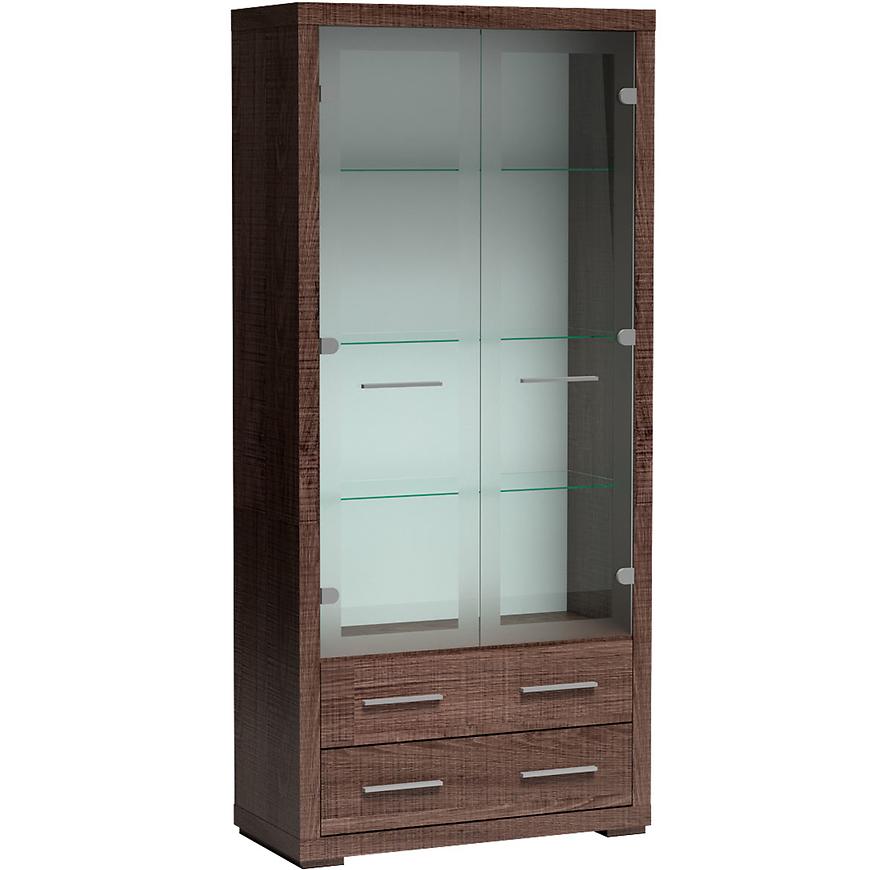 Vitrína Vegas v13 santana tmavá Baumax