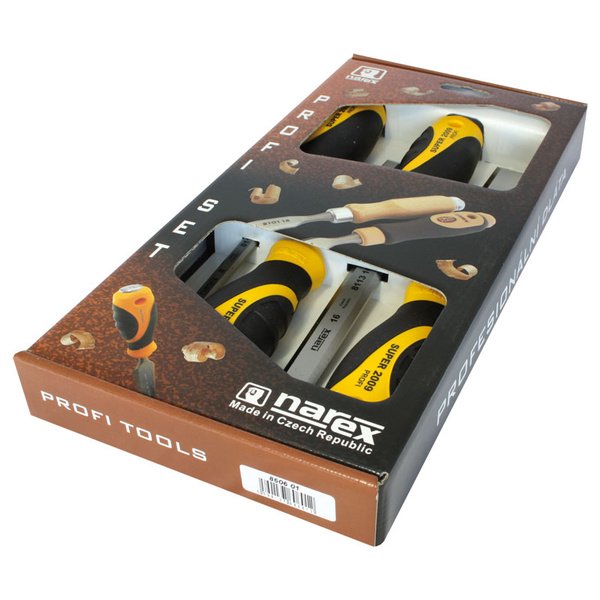 Sada plochých dlát 4ks Super 2009 line Narex 8606 - 8-32mm 8606 01