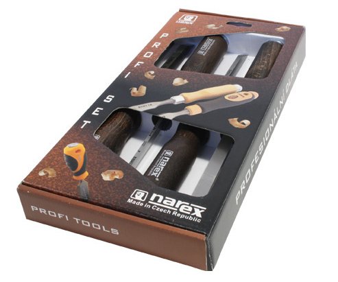 Sada děropáčů 4ks 4-12mm Wood line Profi Narex 8636 00