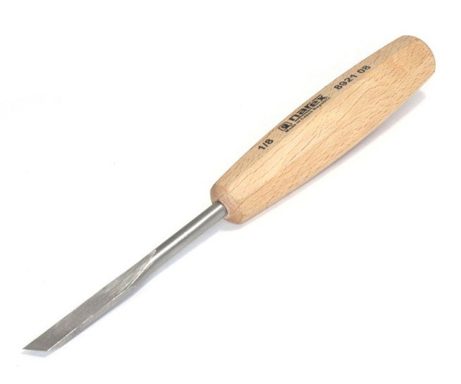 Dláto řezbářské rovné Standard line Narex - ploché kosé 8mm 8921 08