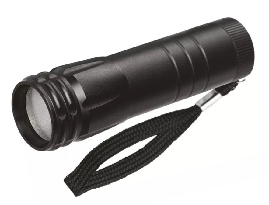 LED svítilna kovová COB LED 3xAAA P4704