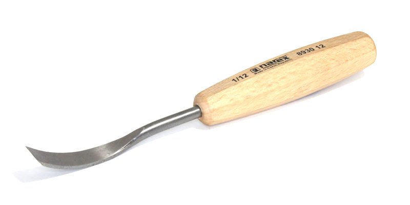 Dláto řezbářské prohnuté Standard line Narex - ploché 12mm 8930 12