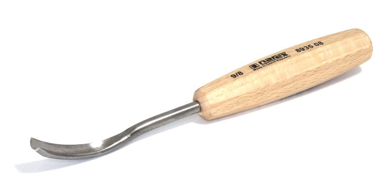 Dláto řezbářské prohnuté Standard line Narex - duté půlkulaté 8mm 8935 08