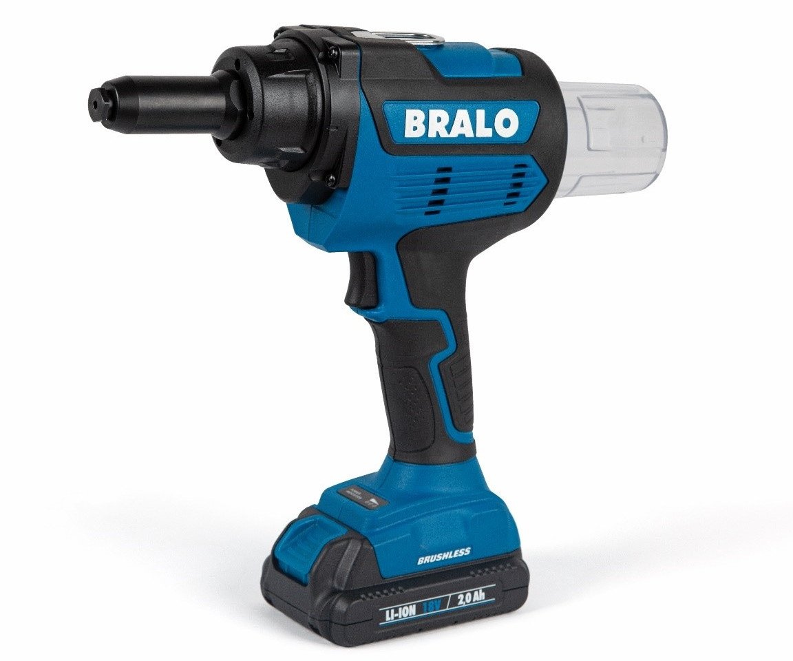 Bralo BT-20 aku kleště nýtovací 2.4-6.5mm 1x2Ah