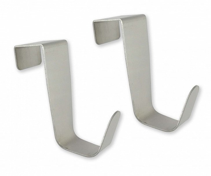 Háček na dveře a zásuvku 2ks - nerez