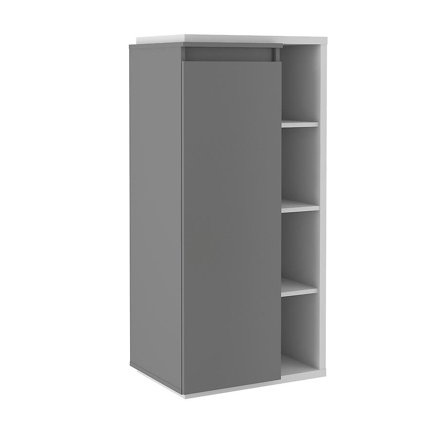 Nízká skříňka 1F Nova antracit/světle šedá+antracit Baumax