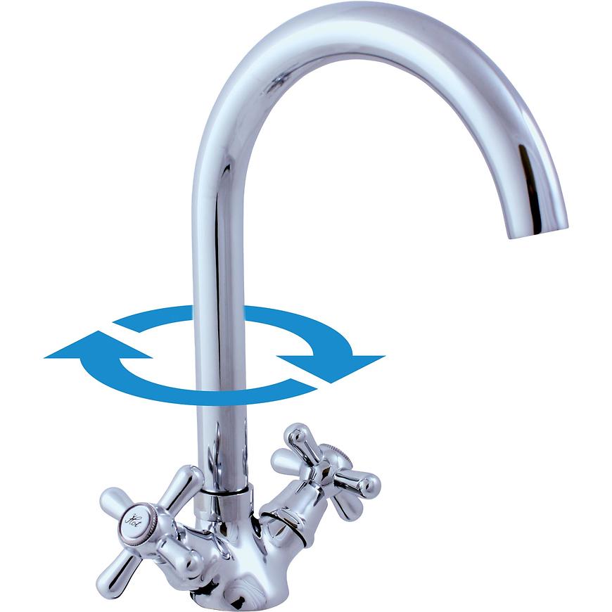 RAV-SLEZÁK Baterie dřezová stojánková MORAVA MK 120.0/4 RAV-SLEZÁK