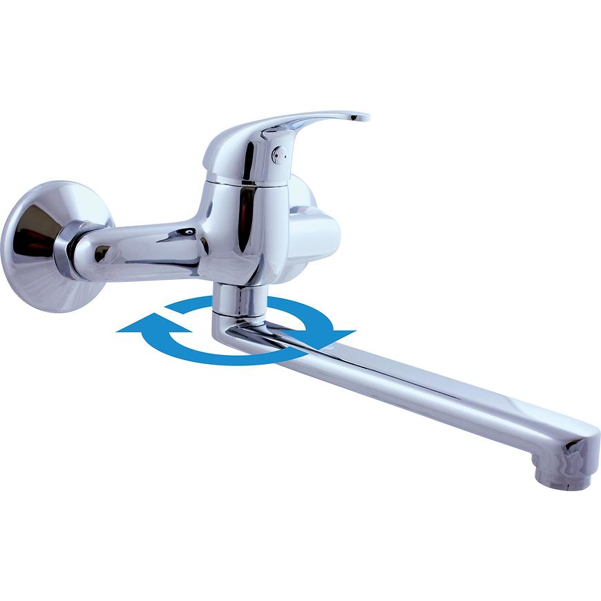 RAV-SLEZÁK Baterie dřezová/umyvadlová nástěnná SÁZAVA SA001.0/23 RAV-SLEZÁK