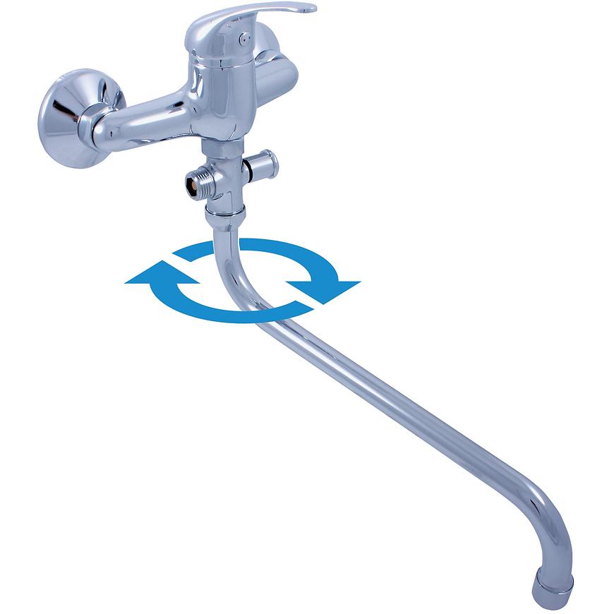 RAV-SLEZÁK Baterie pro vanu a umyvadlo nástěnná SÁZAVA SA056.5 RAV-SLEZÁK