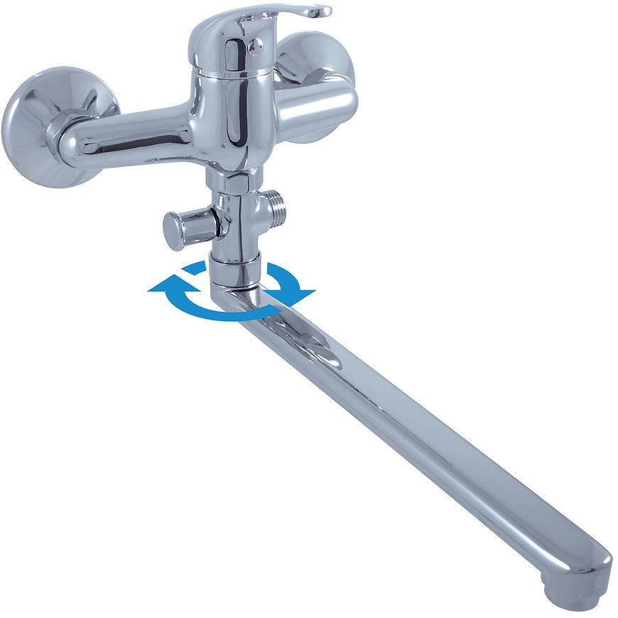 RAV-SLEZÁK Baterie pro vanu a umyvadlo nástěnná SÁZAVA SA058.0 RAV-SLEZÁK