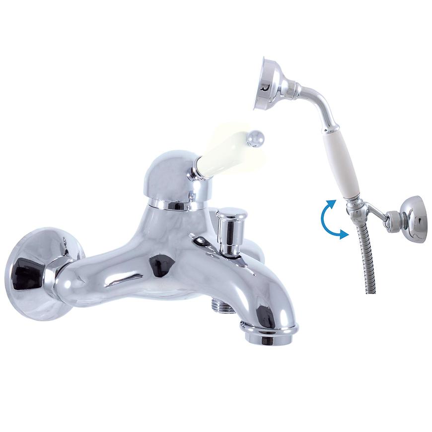 RAV-SLEZÁK Baterie vanová nástěnná LABE L554.5/2 RAV-SLEZÁK