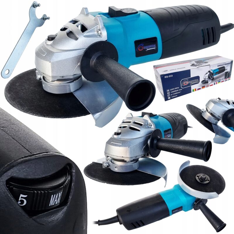 Úhlová bruska s regulací otáček 125mm 1550W RS533 ONDRAGON