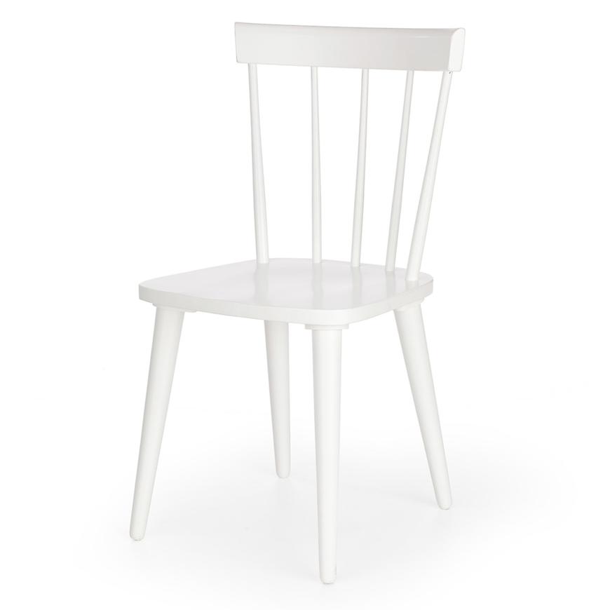Židle Barkley dřevo bílá 50x50x85 Baumax
