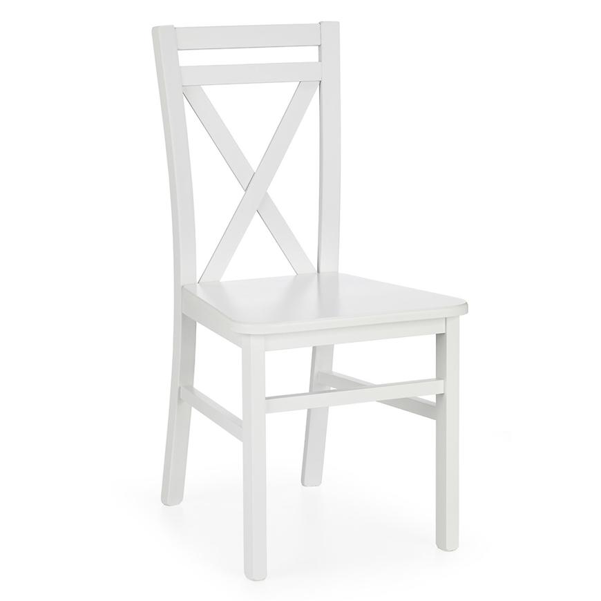 Židle Dariusz 2 dřevo/MDF bílá 45x49x90 Baumax