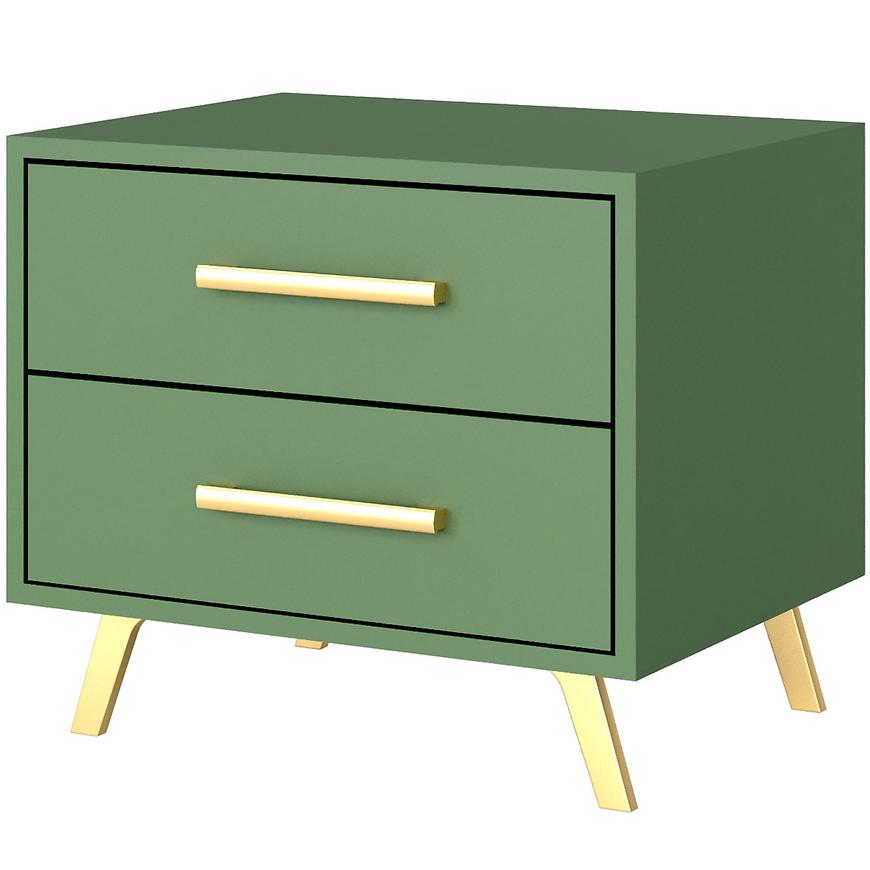 Noční stolek Bali 2 lahvově zelená Baumax