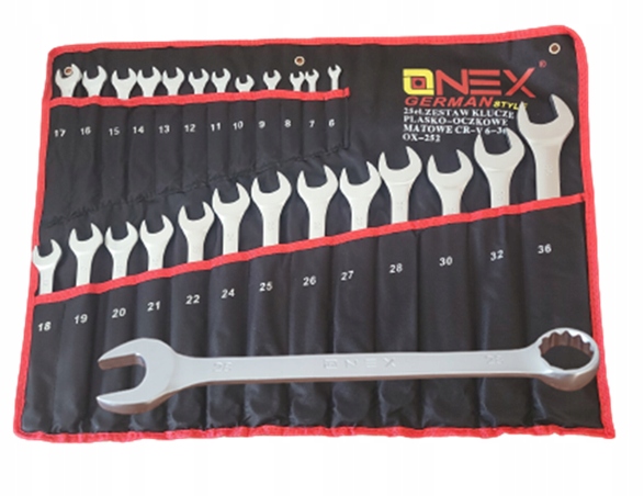 KRAFT&DELE Očkoploché klíče sada 25ks 6-36 mm OX-252 BOXER