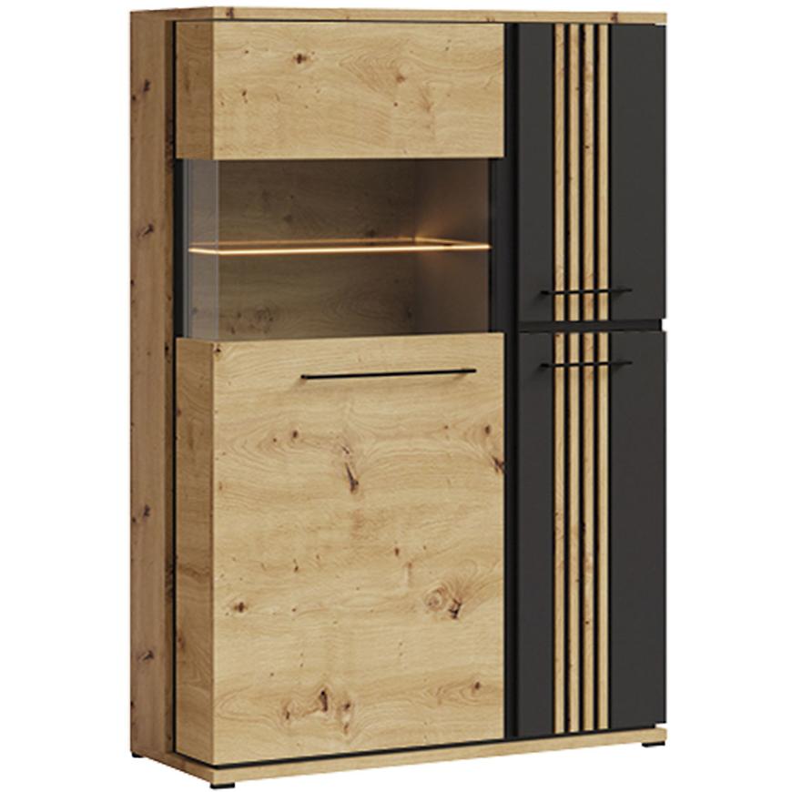 Vitrína Molto ML2A black Baumax