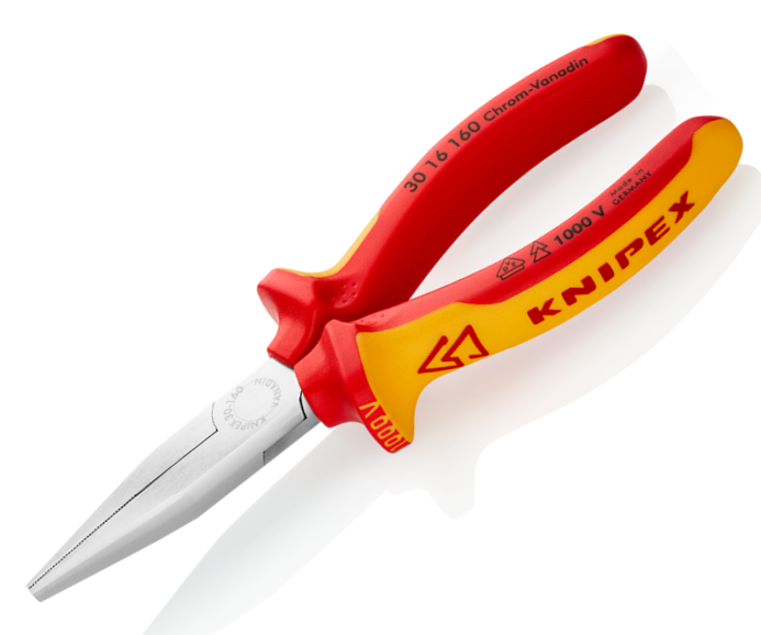 Kleště ploché s prodlouženými čelistmi VDE Knipex 30 16 160
