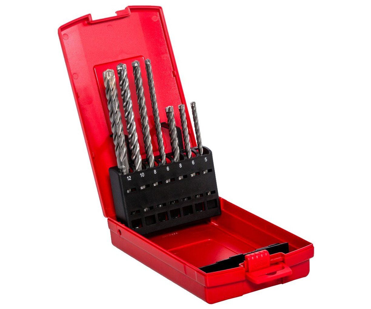 Sada vrtáků příklepových 4břit 5ks 5-12mm Fischer Quattric II