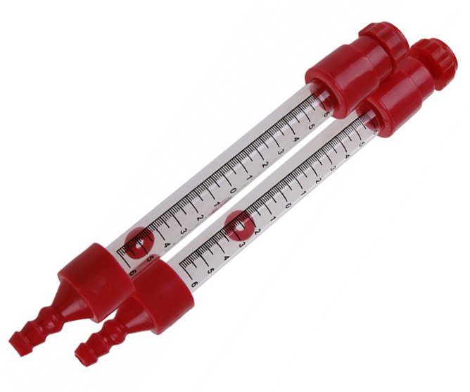 Skla na hadicovou vodováhu - sklěněná