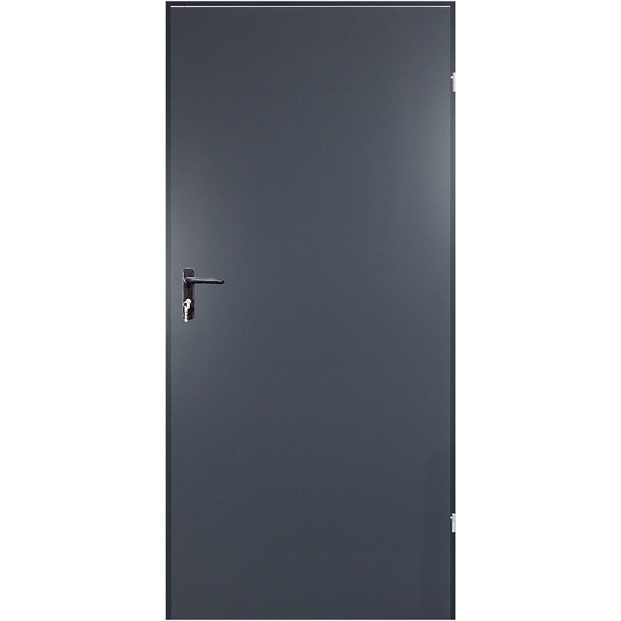 Drzwi techniczne RT02 80 Antracit Baumax