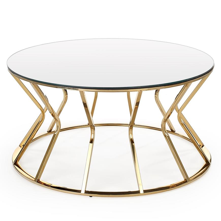 Konferenční stolek Afina zrcadlo/zlatá Baumax