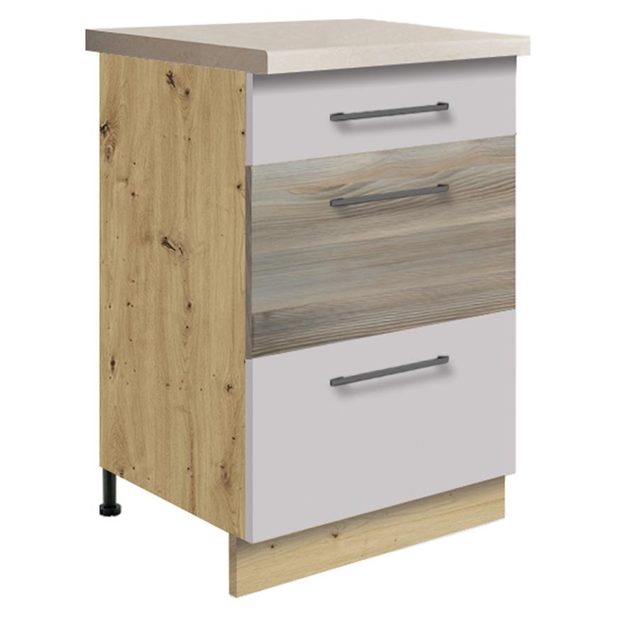 Kuchynská skrinka 1d latte wood Baumax