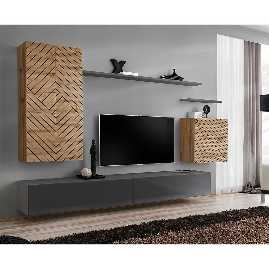 Obývací Stěna Switch II Line Wotan/Grafit Baumax