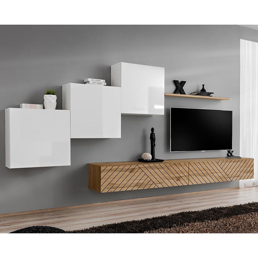 Obývací Stěna Switch X Line Bílý/Wotan Baumax