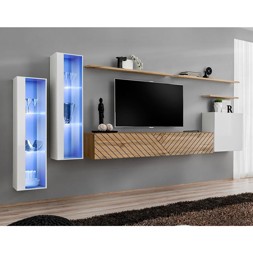 Obývací Stěna Switch XI Line Bílý/Wotan Baumax