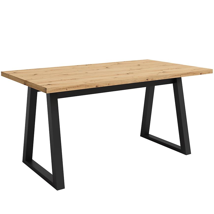 Stůl Iga Dub Artisan / Černá Mat 160x90 Baumax
