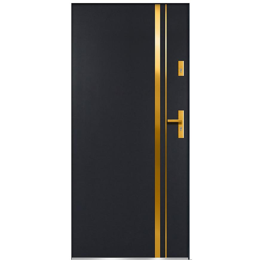 Vchodové dveře Aion S68 90P Zlatý dub Baumax