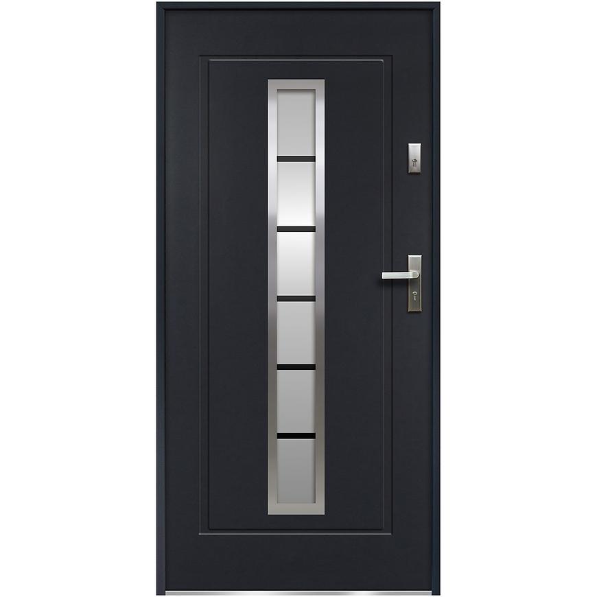 Vchodové dveře Bellona P55 90L Antracit Baumax