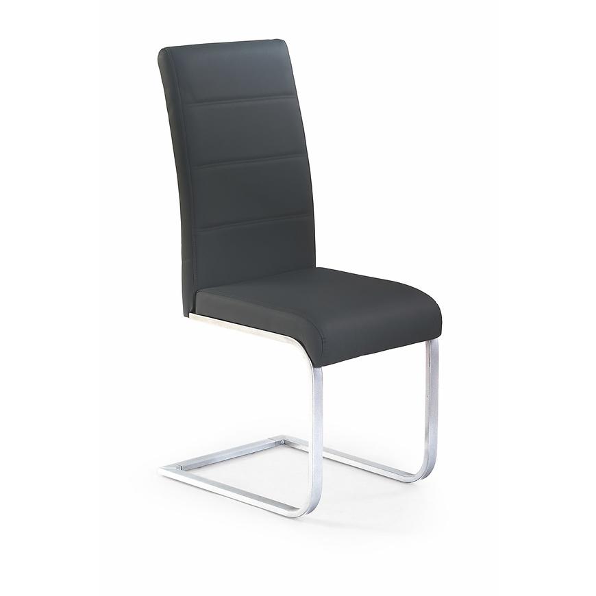 Židle K85 kov/eko kůže černá 42x56x100 Baumax