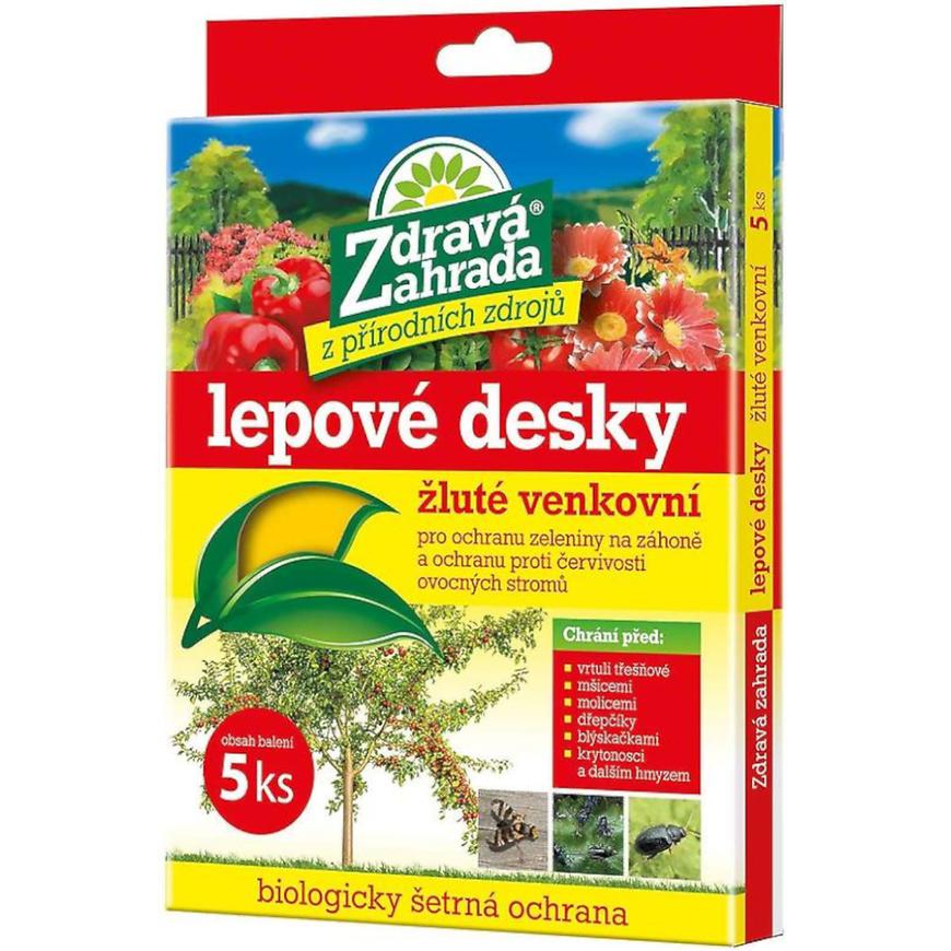 Zdravá zahrada - lepové desky (žluté