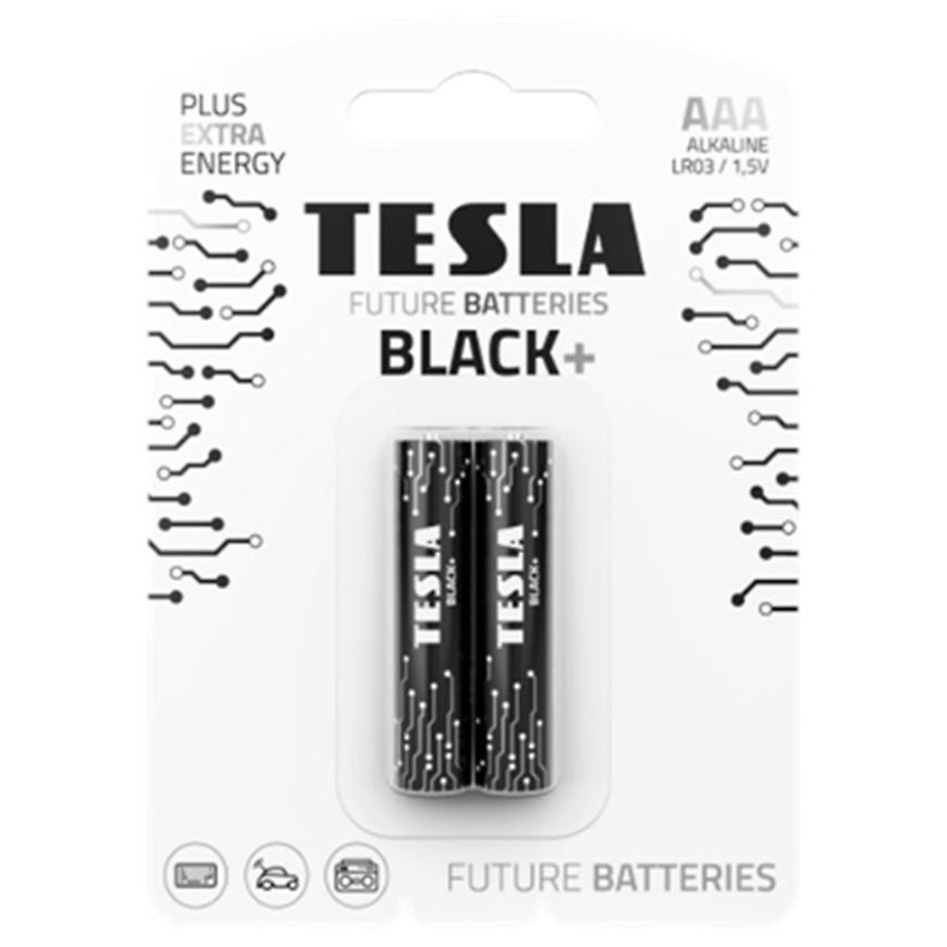 Baterie Tesla AAA LR03 Black+ 2 ks TESLA LIGHTING