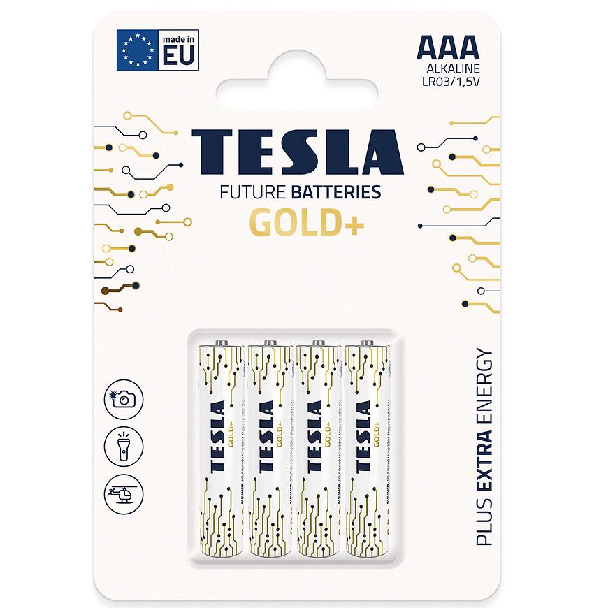 Baterie Tesla AAA LR03 Gold+ 4 ks TESLA LIGHTING