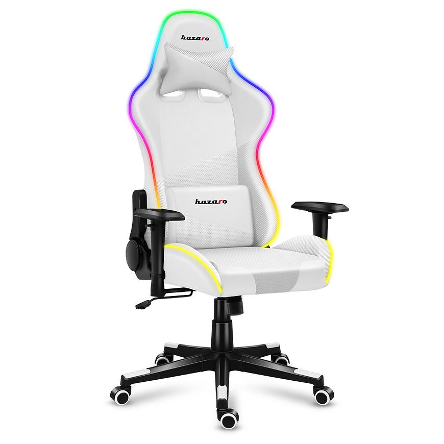Herní židle HZ-Force 6.2 White/RGB Huzaro