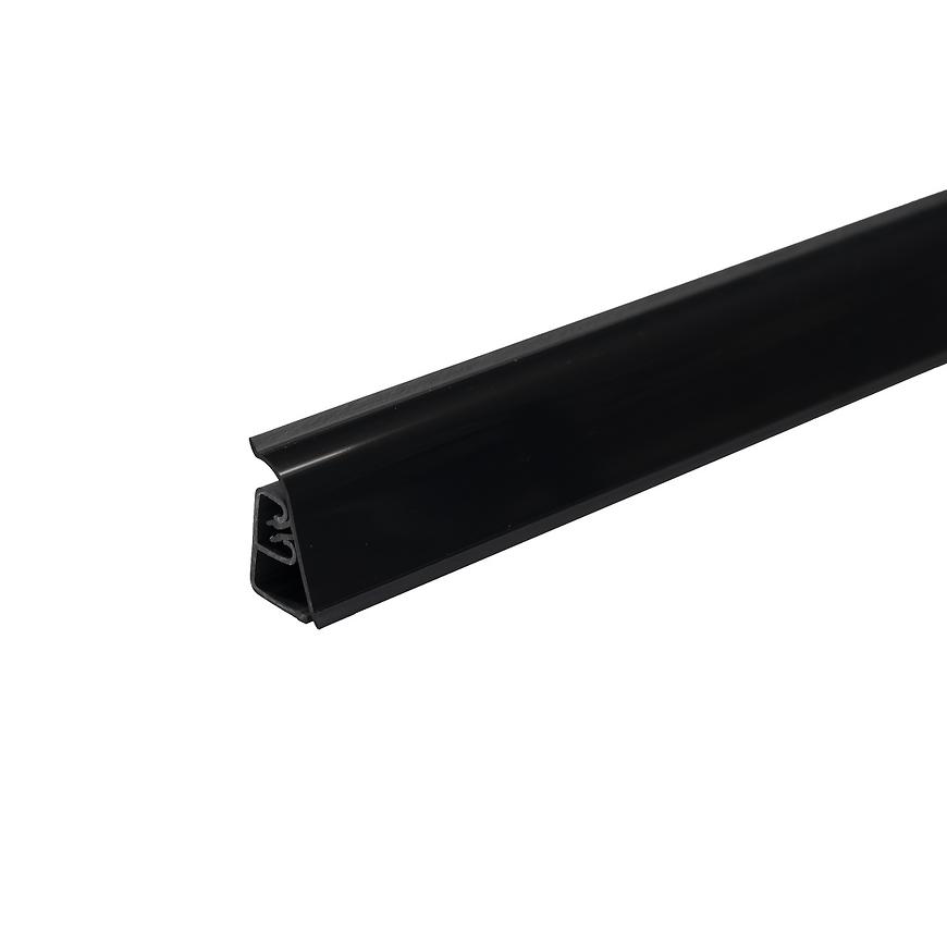 Lišta k pracovní desce BL 44 3 m 37x24 černý lesk 056P Cezar