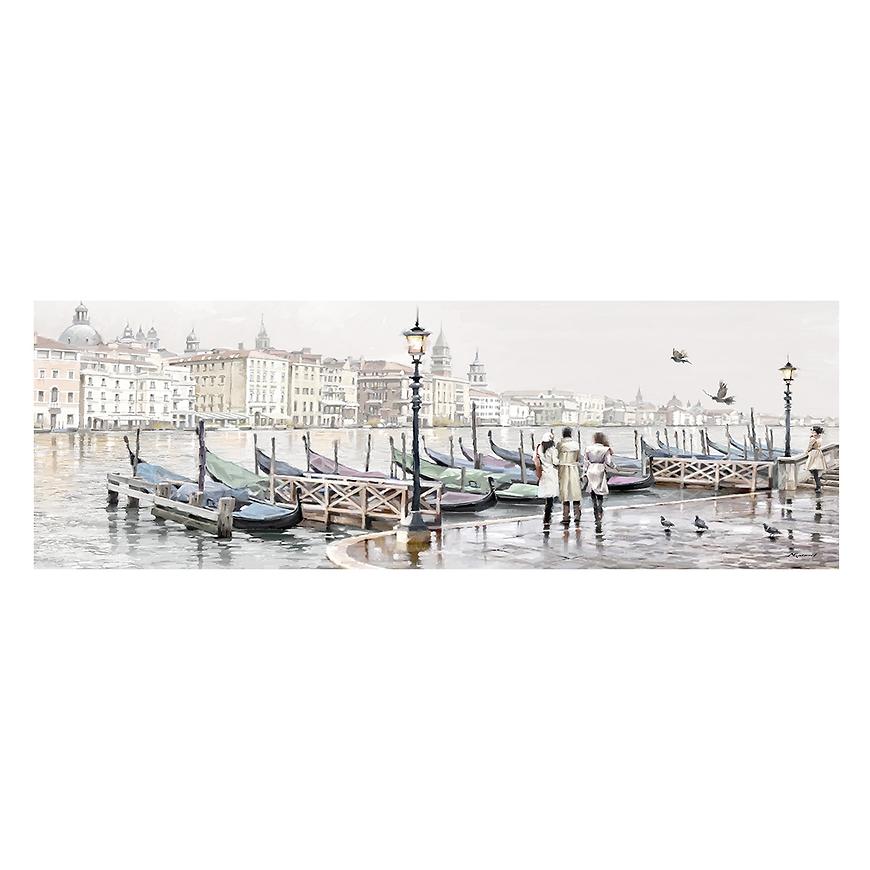 Obraz Canvas Watercolor 45x140 ST403 Venezia Gondole STYLER
