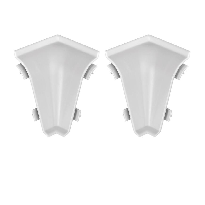 Roh vnitřní pro lištu k pracovní desce BL44 bílý lesk 062P Cezar