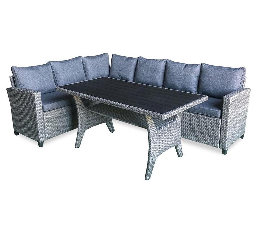 Sada zahradního nábytku Stockholm šedá Baumax