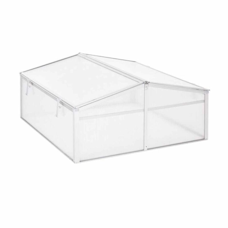 Skleník polykarbonát 120x100x40/30 cm 85942 BASS