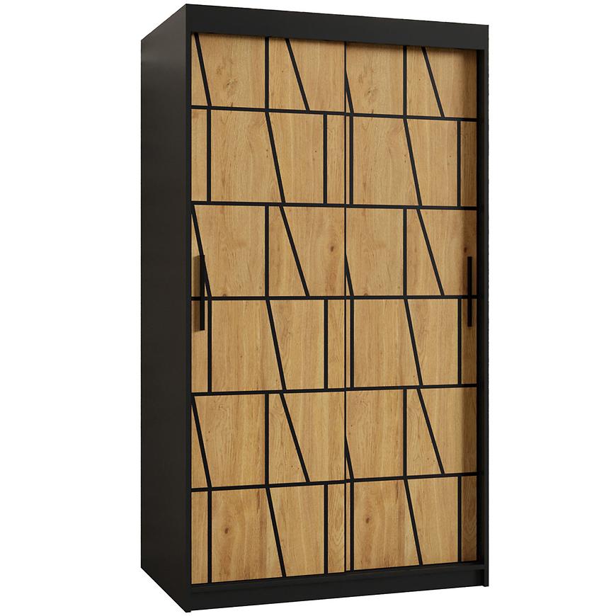 Skříň Gustavo 1 100 černá Baumax